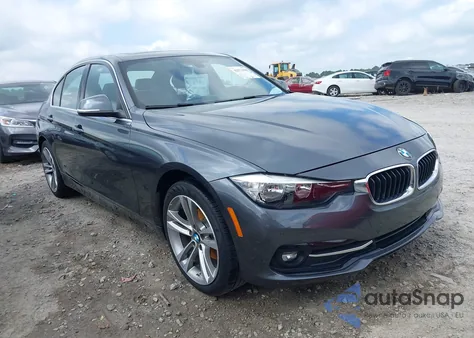 2017 BMW 330I из США, поврежденный, VIN WBA8B9G54HNU09617